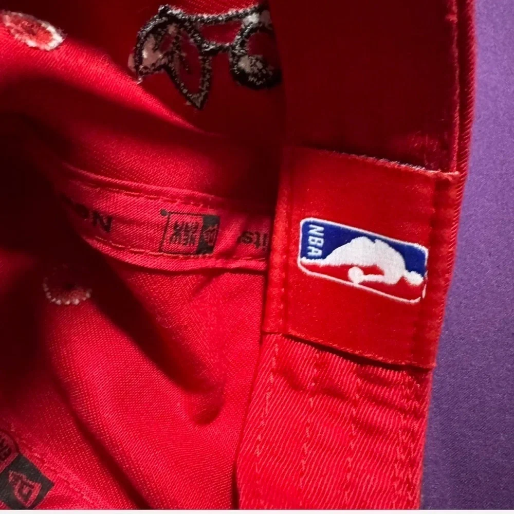 New Era Youth Red and White Cherry Cavaliers Cap